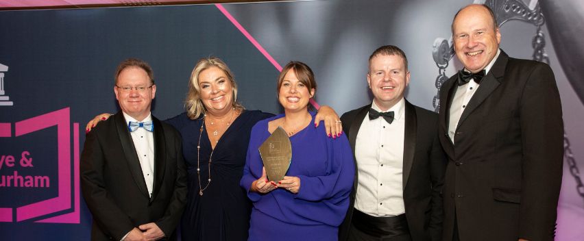 Pictured L-R: Richard Hammond S.C., Chairperson of the Irish Law Awards Judging Panel; Aisling Harrison, CEO at Search Talent; Angela Brennan, Partner, Matheson; Tony Ross, Senior Associate, Matheson (Angela and Tony are both members of the Diversity and Inclusion committee, part of Matheson's Impactful Business Programme); and Ivan Yates, Broadcaster